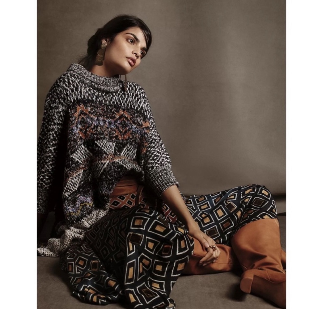 Pilcro sweater poncho